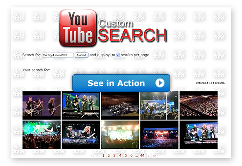YouTube Custom Search Form Demo