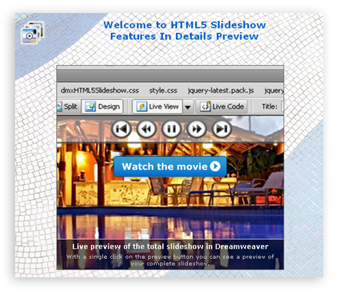 html5 slideshow features