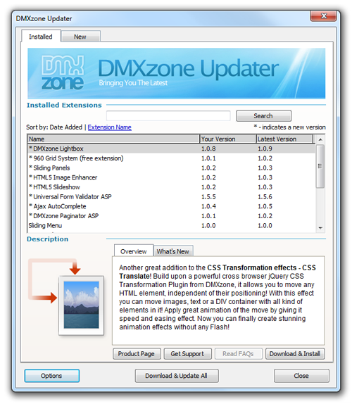 dmxzone updater preview
