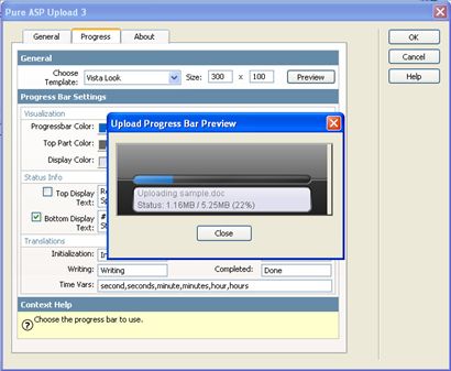 vbs progressbar for loop