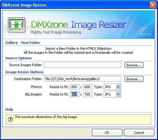 Integrated Resizer