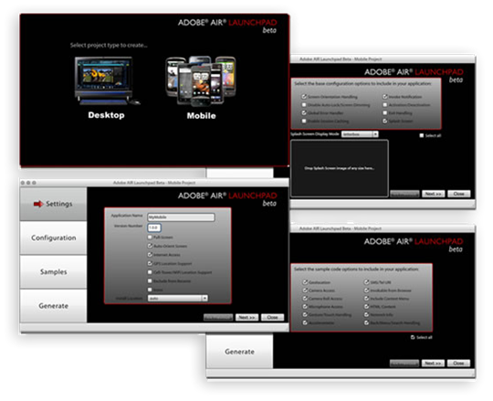 Adobe AIR Launchpad