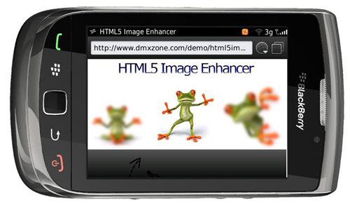 Blackberry css image enhancer