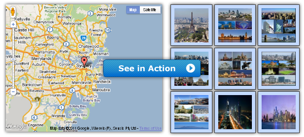 DMXzone Google Maps Behaviors Demo