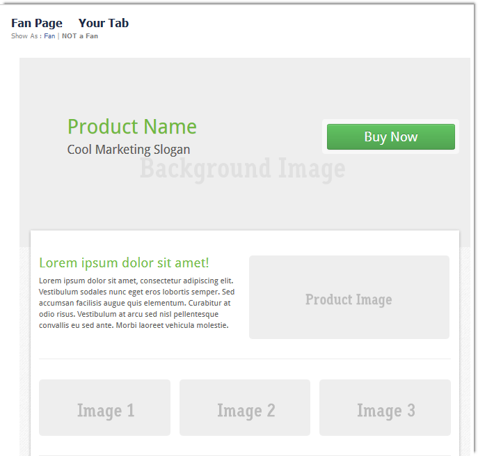 Facebook Product Presentation Template