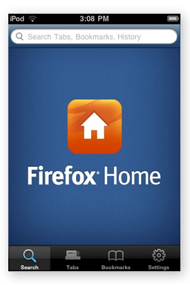 Mozilla Firefox Home iPhone App
