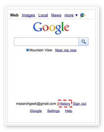 Google History