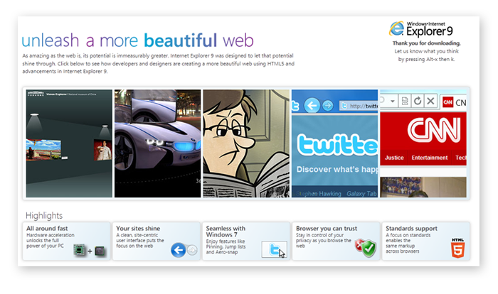 Internet Explorer 9 RC