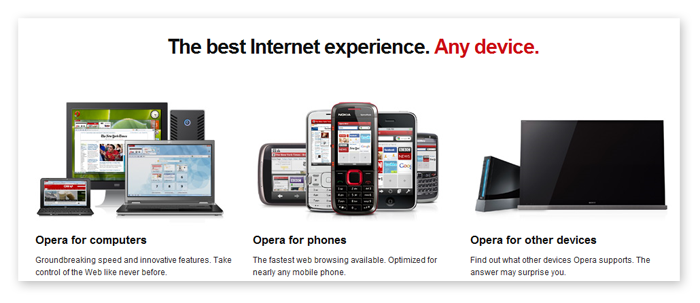 Opera Browser TV Player