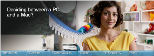 Microsoft's Pc vs. Mac