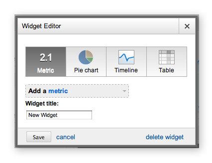 Widget Editor