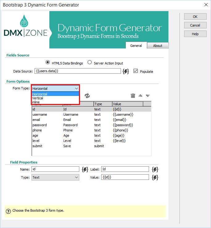 Bootstrap 3 Dynamic Form - - DMXzone.COM