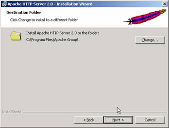 Apache installation diagram 3
